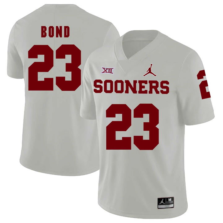 Oklahoma Sooners 23 Devante Bond White College Football Jersey Dzhi,We sell and wholesale Oklahoma Sooners 23 Devante Bond White College Football Jersey Dzhi on line form chian!